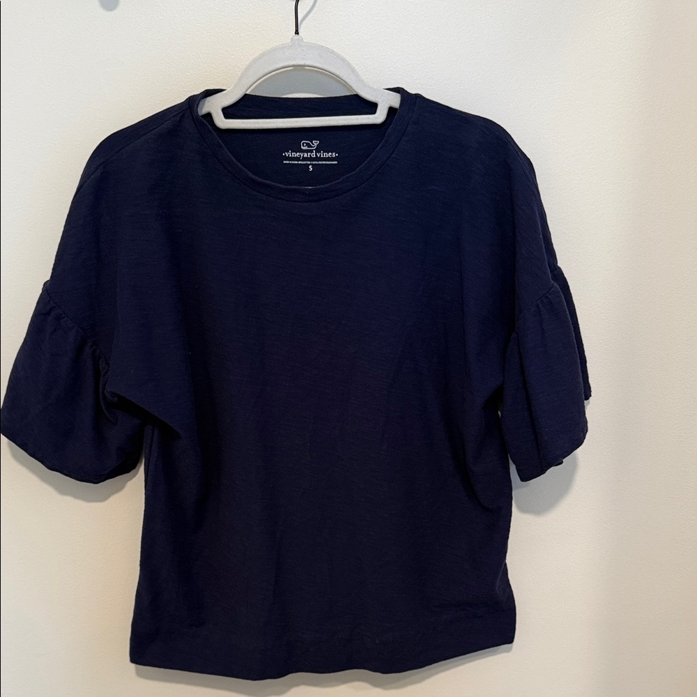 Vineyard Vines Dark Blue Short Sleeve Top